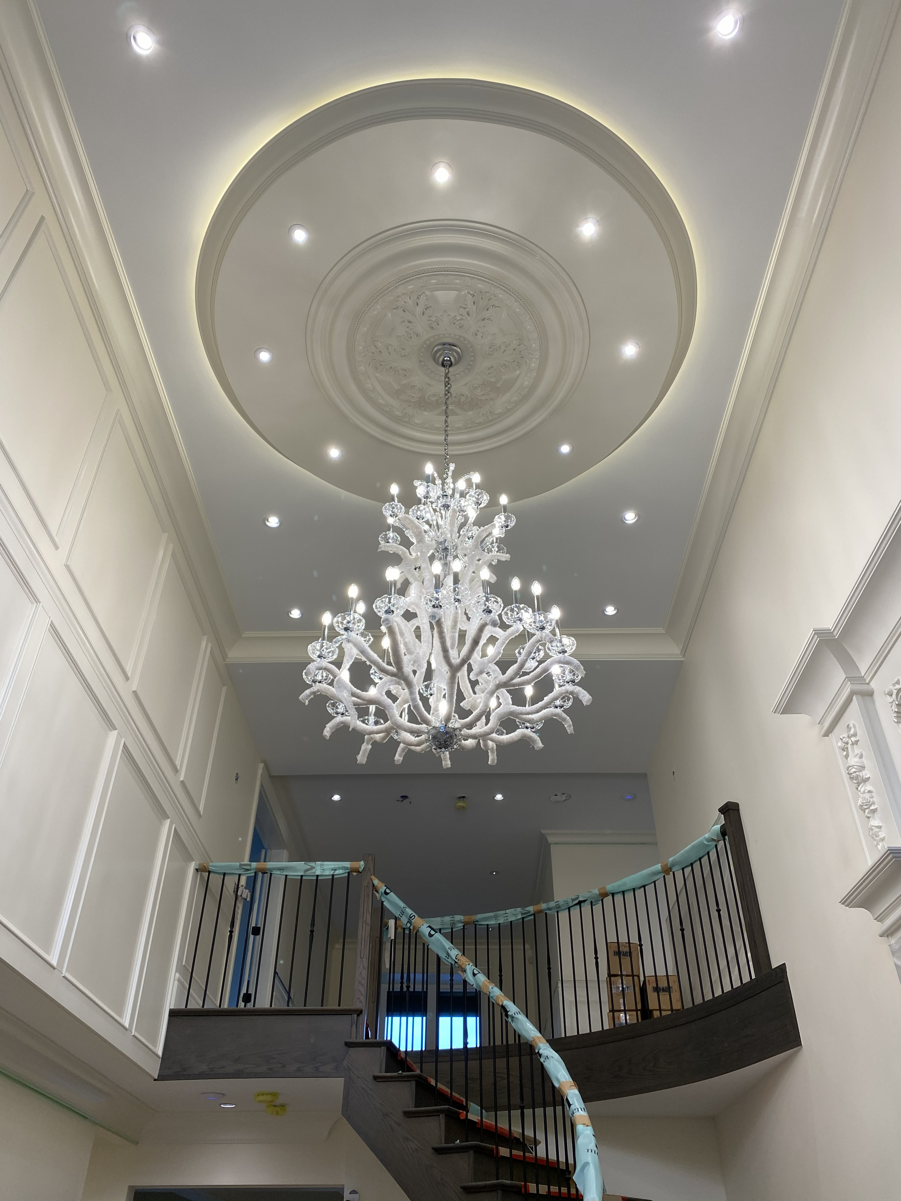 New home construction electrical rough-in by Gubond Electrical in Greater Vancouver