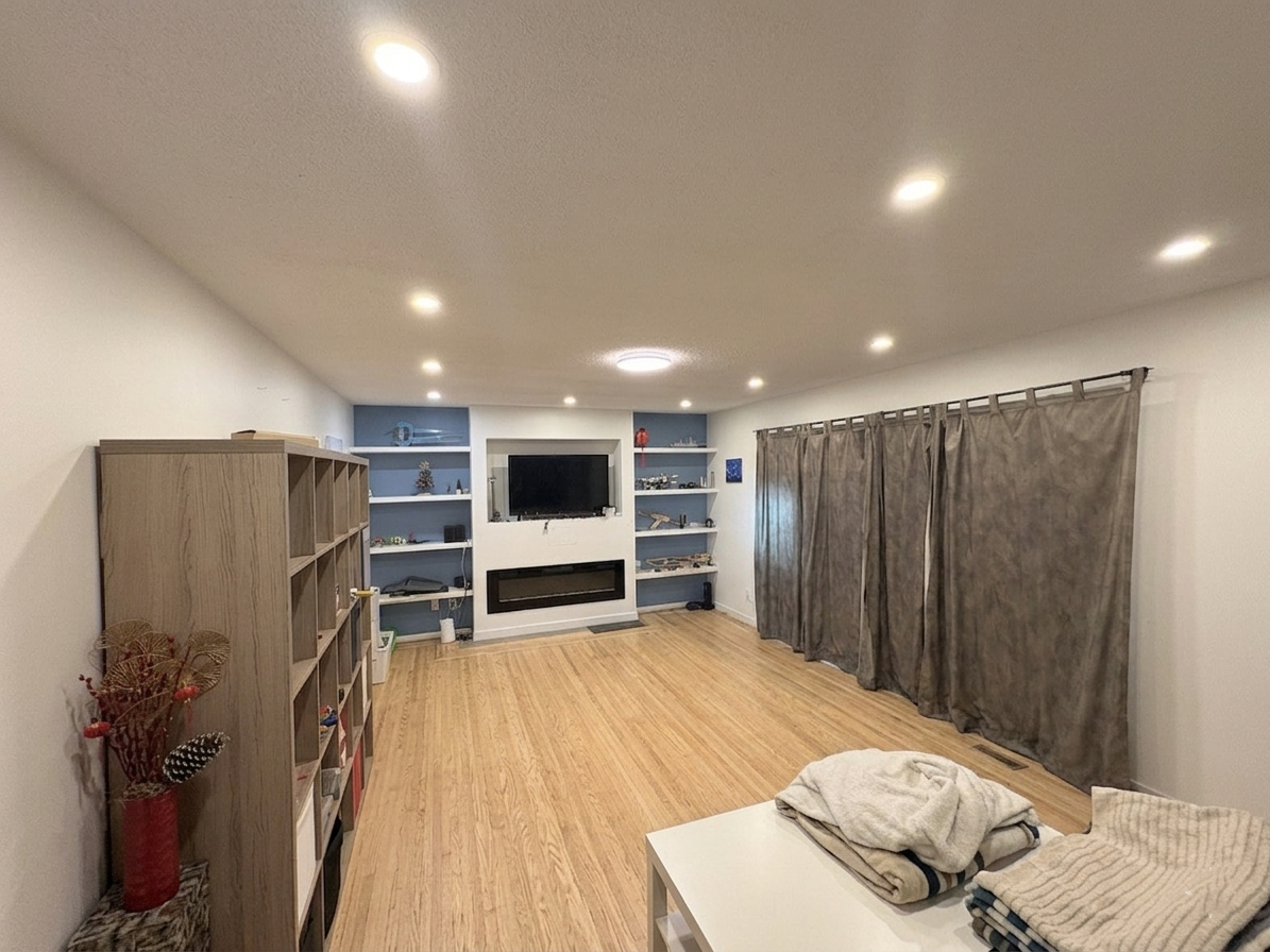 New ceiling light installed in older home — converted from switched receptacle to ceiling fixture — Gubond Electrical